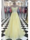 A-Line Tulle and Lace Long Prom Dresses Formal Evening Gowns 99501978 A-Line Tulle and Lace Long Prom Dresses Formal Evening Gowns 99501978
