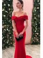 Mermaid Long Red Off-the-Shoulder Prom Dresses Formal Evening Gowns 99501993 Mermaid Long Red Off-the-Shoulder Prom Dresses Formal Evening Gowns 99501993