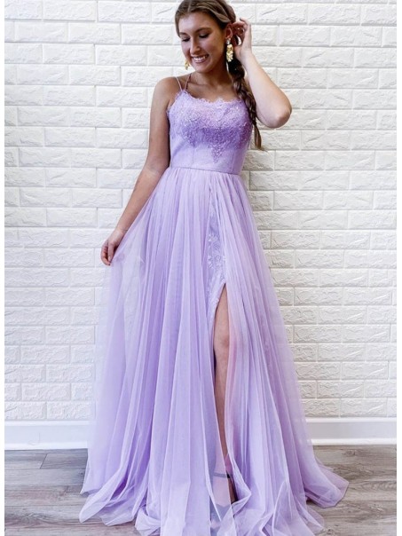 A-Line Lace Long Prom Dresses Formal Evening Gowns 99501995