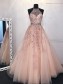 A-Line Beaded Lace Long Prom Dresses Formal Evening Gowns 99501998 A-Line Beaded Lace Long Prom Dresses Formal Evening Gowns 99501998