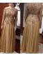 Elegant Long Sleeves Beaded Lace Mother of The Bride Dresses 99503048