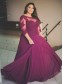 A-Line Lace Appliques Mother of The Bride Dresses 99503054