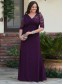 Elegant Lace Chiffon V-Neck Long Mother of The Bride Dresses 99503063 Elegant Lace Chiffon V-Neck Long Mother of The Bride Dresses 99503063