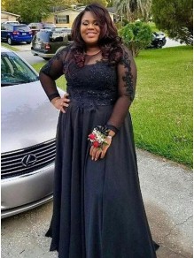 Long Sleeves Beaded Lace Appliques Black Mother of The Bride Dresses 99503074 Long Sleeves Beaded Lace Appliques Black Mother of The Bride Dresses 99503074