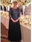A-Line Lace Appliques Long Mother of The Bride Dresses 99503081