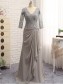 Elegant Chiffon Beaded V-Neck Long Mother of The Bride Dresses 99503100 Elegant Chiffon Beaded V-Neck Long Mother of The Bride Dresses 99503100