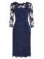 Inexpensive Short 3/4 Length Sleeves Lace Mother of the Bride Dresses 99503107 Inexpensive Short 3/4 Length Sleeves Lace Mother of the Bride Dresses 99503107