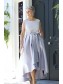 Stunning Asymmetrical Lace Satin Mother of the Bride Dresses 99503110