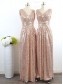 Long Sequins V-Neck Bridesmaid Dresses 99601009 Long Sequins V-Neck Bridesmaid Dresses 99601009