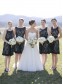 Black Lace Short Keyhole Back Bridesmaid Dresses 99601013 Black Lace Short Keyhole Back Bridesmaid Dresses 99601013