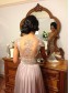 A-Line Cap-Sleeves Lace Chiffon Long Bridesmaid Dresses 99601014 A-Line Cap-Sleeves Lace Chiffon Long Bridesmaid Dresses 99601014