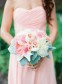 Short Pink Chiffon Country Bridesmaid Dresses 99601017 Short Pink Chiffon Country Bridesmaid Dresses 99601017