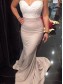 Trumpet/Mermaid Spaghetti Straps Lace Long Bridesmaid Dresses 99601021