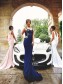 Trumpet/Mermaid Straps Sleeveless Sequins Chiffon Long Bridesmaid Dresses 99601022