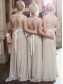 Lace Chiffon Long Wedding Party Dresses Bridesmaid Dresses 99601025
