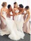 Trumpet/Mermaid Sweetheart Lace Long Pink Bridesmaid Dresses 99601026