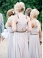 Floor-Length Beaded Long Chiffon Wedding Party Dresses Bridesmaid Dresses 99601033