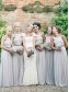 Floor-Length Beaded Long Chiffon Wedding Party Dresses Bridesmaid Dresses 99601033