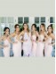 Trumpet/Mermaid Sweetheart Long Wedding Party Dresses Bridesmaid Dresses 99601037