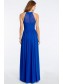 Lace Illusion Neckline Long Pink Floor-Length Chiffon Lace Wedding Party Dresses Bridesmaid Dresses 99601039
