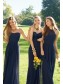 Lace Illusion Neckline Long Pink Floor-Length Chiffon Lace Wedding Party Dresses Bridesmaid Dresses 99601039