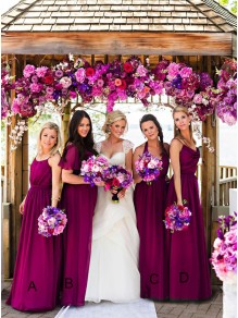 Long Purple Chiffon Floor-Length Wedding Guest Dresses Bridesmaid Dresses 99601041 Long Purple Chiffon Floor-Length Wedding Guest Dresses Bridesmaid Dresses 99601041