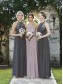 Column Halter Chiffon Lace Floor-Length Wedding Party Dresses Bridesmaid Dresses 99601049