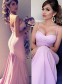 Trumpet/Mermaid Sweetheart Long Wedding Party Dresses Bridesmaid Dresses 99601052