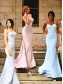 Trumpet/Mermaid Sweetheart Long Wedding Party Dresses Bridesmaid Dresses 99601052
