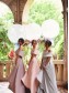 A-Line Off-the-Shoulder High Low Wedding Party Dresses Bridesmaid Dresses 99601058