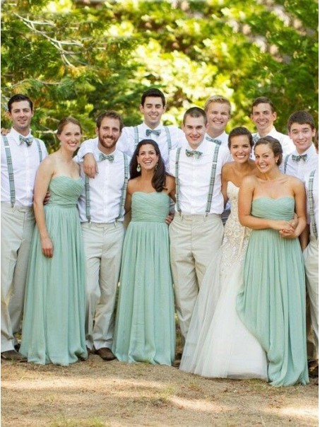 Long Sweetheart Chiffon Wedding Party Dresses Bridesmaid Dresses 99601069