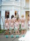 Short Lace Cap-Sleeves Lace Wedding Party Dresses Bridesmaid Dresses 99601074