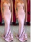Trumpet/Mermaid Spaghetti Straps Lace Wedding Party Dresses Bridesmaid Dresses 99601075