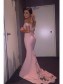 Trumpet/Mermaid Off-the-Shoulder Lace Wedding Party Dresses Bridesmaid Dresses 99601083