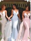 Trumpet/Mermaid Long Wedding Party Dresses Bridesmaid Dresses 99601088