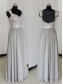 Floor-Length Cap-Sleeves Chiffon Lace Backless Wedding Party Dresses Bridesmaid Dresses 99601090