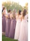 Empire Sweetheart Tulle Long Wedding Party Dresses Bridesmaid Dresses 99601091