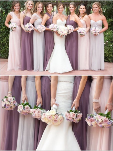 Empire Sweetheart Tulle Long Wedding Party Dresses Bridesmaid Dresses 99601091