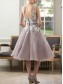 A-Line Short Lace Wedding Party Dresses Bridesmaid Dresses 99601094