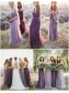 Long Purple Tulle Wedding Party Dresses Bridesmaid Dresses 99601096