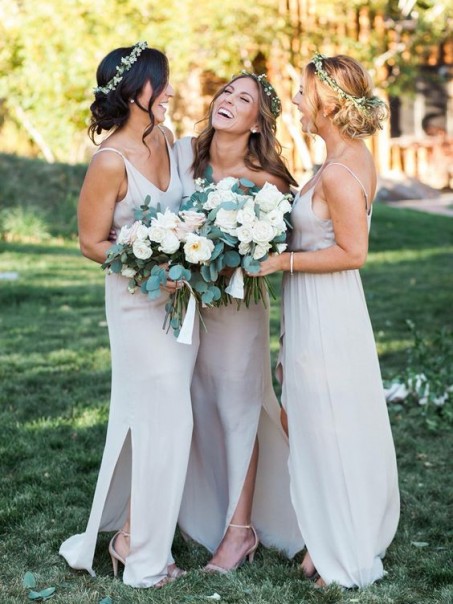 Spaghetti Straps Chiffon Wedding Guest Dresses Bridesmaid Dresses 99601104