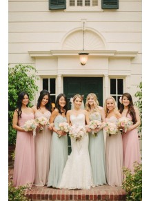 Glamorous Vintage Sweetheart Floor Length Chiffon Wedding Guest Dresses Bridesmaid Dresses 99601110 Glamorous Vintage Sweetheart Floor Length Chiffon Wedding Guest Dresses Bridesmaid Dresses 99601110