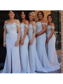 Off-the-Shoulder Lace Long Wedding Guest Dresses Bridesmaid Dresses 99601113