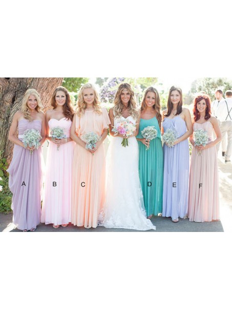 Long Chiffon Wedding Guest Dresses Bridesmaid Dresses 99601134