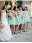 Mint Green Short Sweetheart Chiffon Wedding Guest Dresses Bridesmaid Dresses 99601160