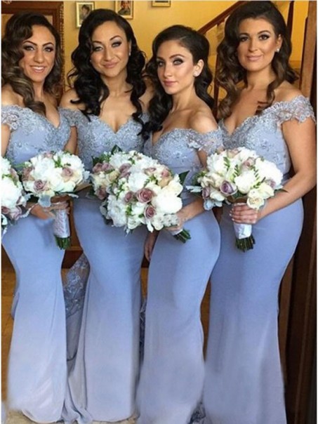 Mermaid Off-the-Shoulder Lace Long Wedding Guest Dresses Bridesmaid Dresses 99601175 Mermaid Off-the-Shoulder Lace Long Wedding Guest Dresses Bridesmaid Dresses 99601175