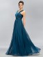 A-Line Long Chiffon Wedding Guest Dresses Bridesmaid Dresses 99601188
