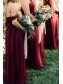 Long Burgundy Wedding Guest Dresses Bridesmaid Dresses 99601194