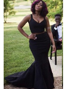 Two Pieces Black Mermaid Plus Size Wedding Guest Dresses Bridesmaid Dresses 99601195 Two Pieces Black Mermaid Plus Size Wedding Guest Dresses Bridesmaid Dresses 99601195
