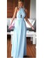 Long Blue Chiffon Wedding Guest Dresses Bridesmaid Dresses 99601200